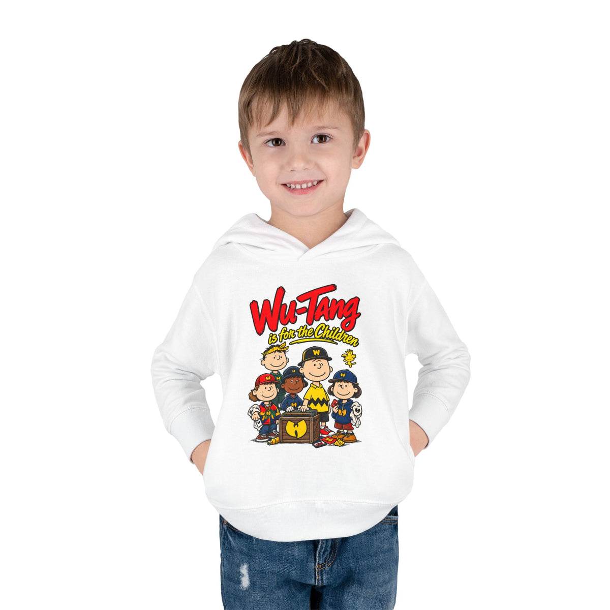 Wu-Tang Is For the Children Hoodie | Toddler Pullover Fleece Hoodie | 90s 00s Hip Hop Nostalgia Pop Culture