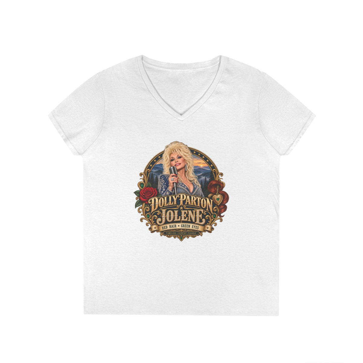 Jolene Song Vintage Portrait T-Shirt | Country Music Tee | Dolly Parton tribute Memorial