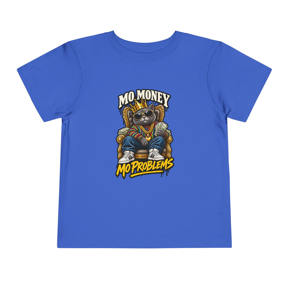 Mo Money Mo Problems Toddler Tee | Raccoon King Graphic