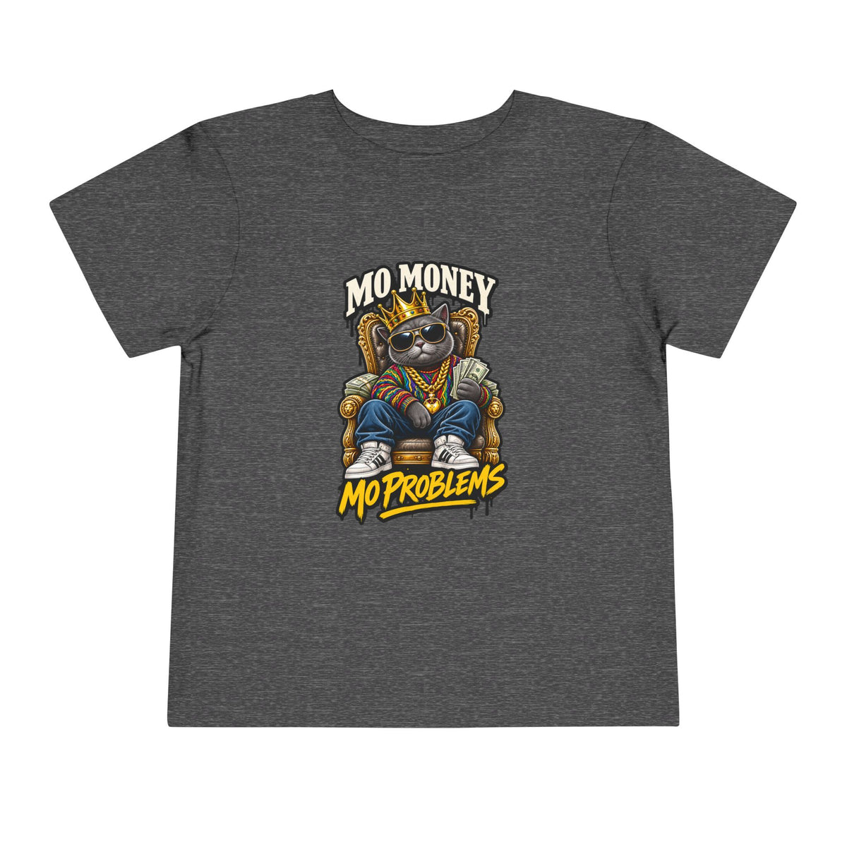 Mo Money Mo Problems Toddler Tee | Raccoon King Graphic