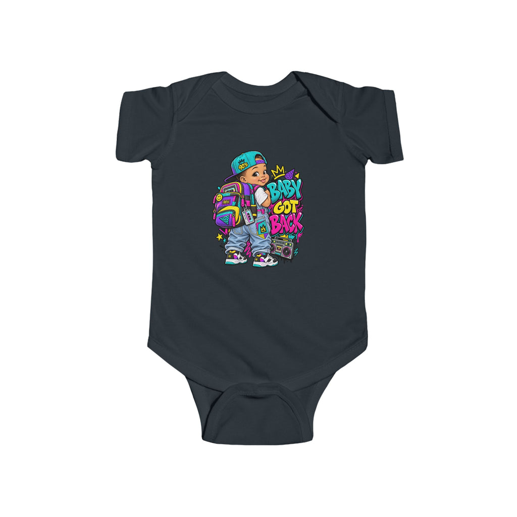 Retro Graffiti Kid Bodysuit | 90s Streetwear Baby Onesie | 90's 00's Hip Hop Pop Culture Nostalgia