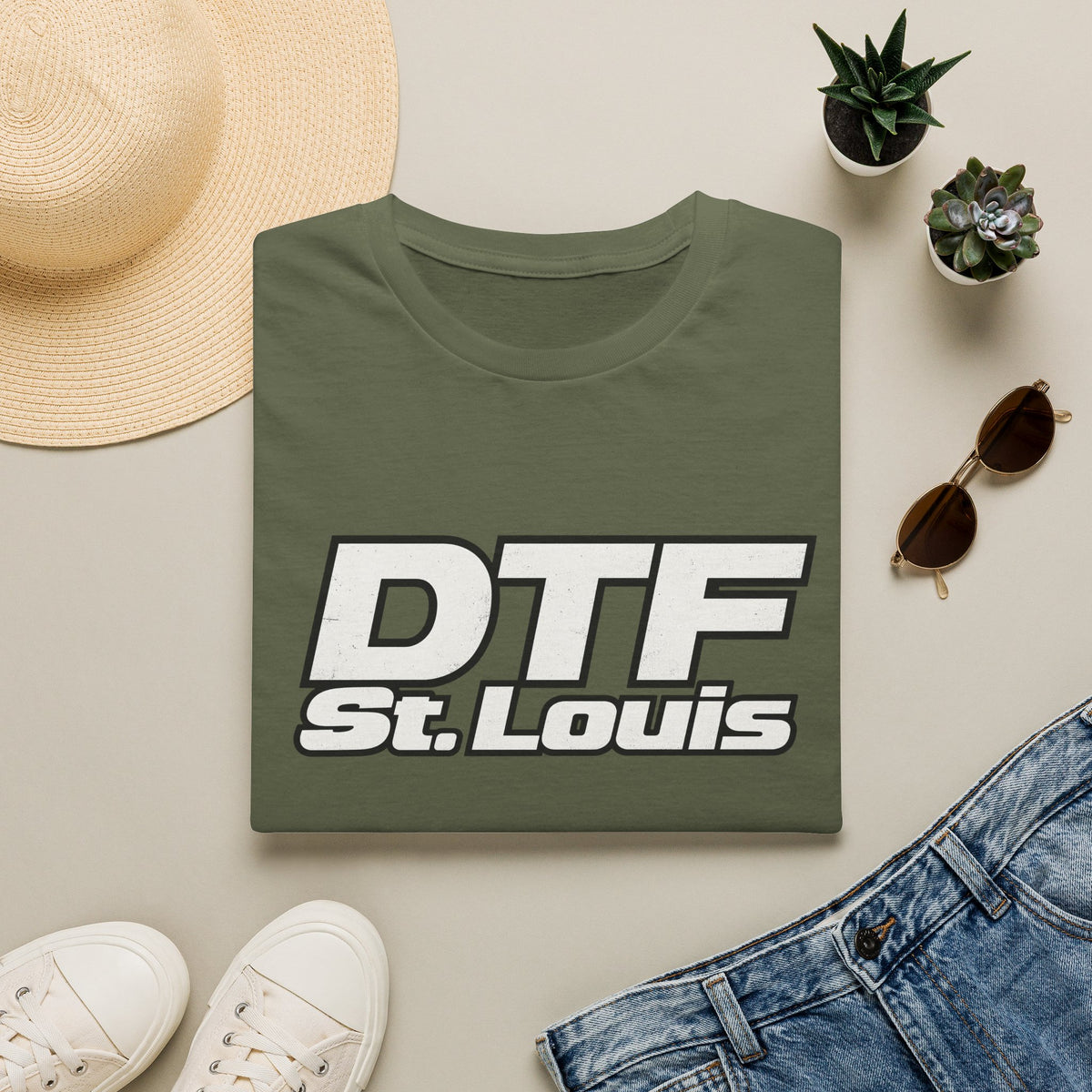 DTF St. Louis T-Shirt Soft Style | City Pride, Bold Logo