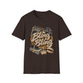 Bling Bling Boombox T-Shirt | Retro Hip Hop Graphic Tee | 90's 00's Hip Hop Pop Culture Nostalgia