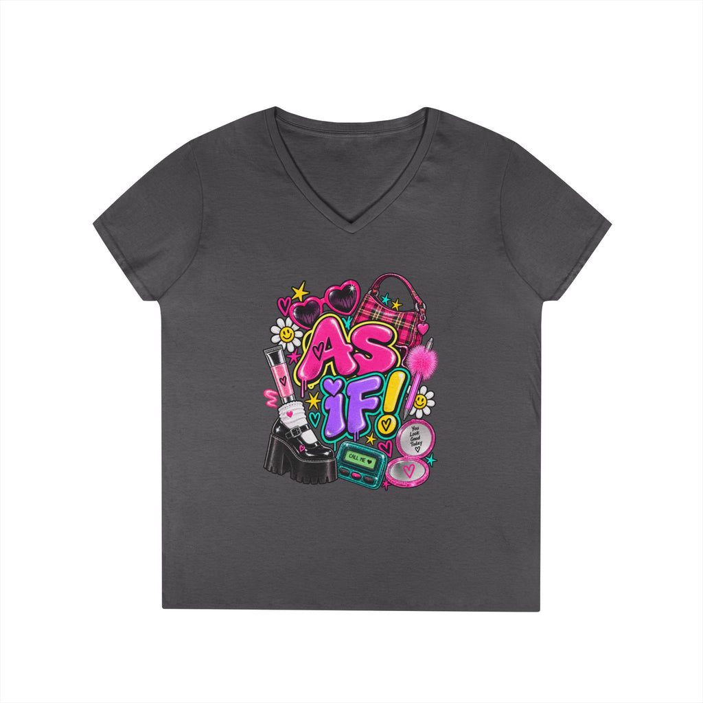 AS IF! 90s Retro Collage T-Shirt | Pop Heart, Cassette, Roller Skates | 90s 00s Hip Hop Pop Culture Nostalgia