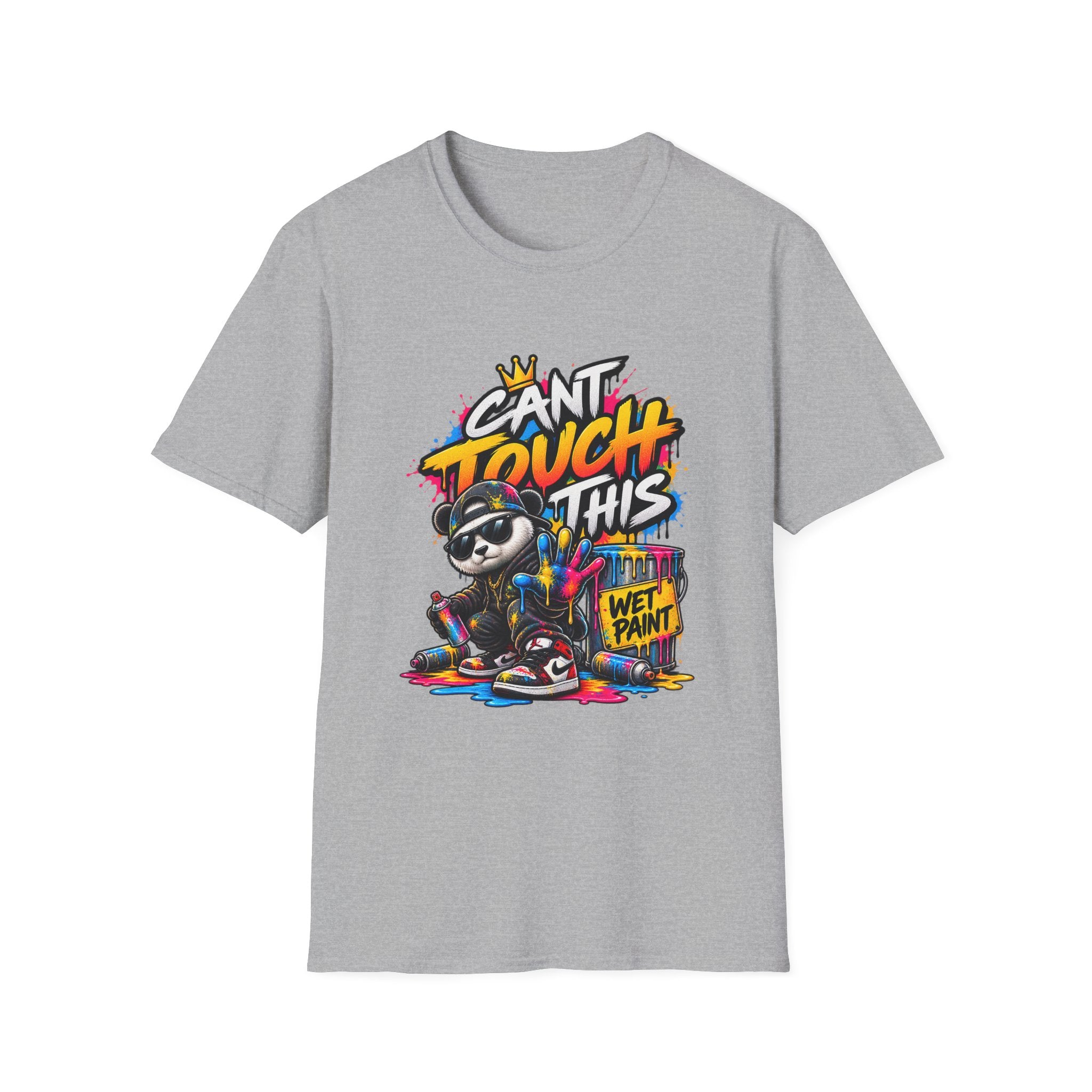 Cant Touch This Panda T-Shirt | Graffiti Streetwear Panda