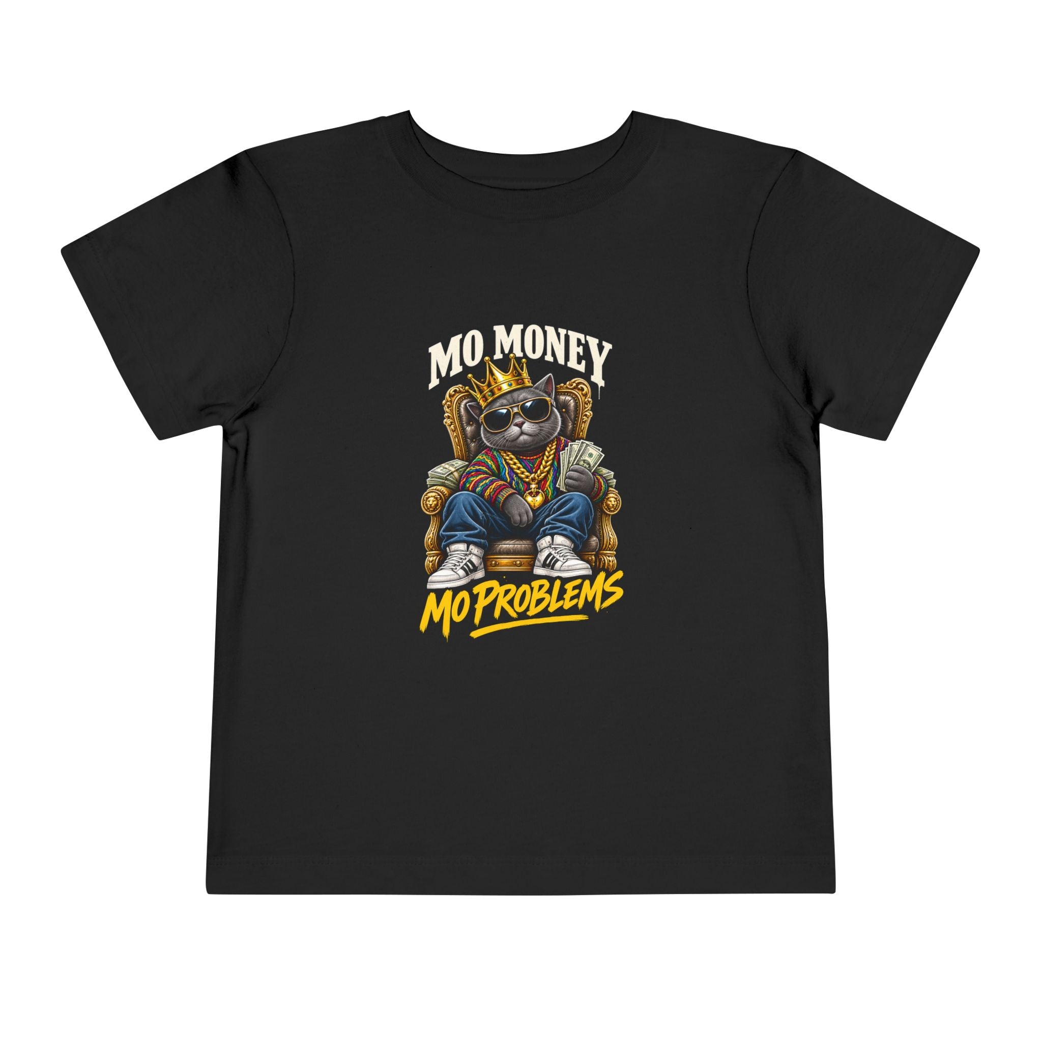 Mo Money Mo Problems Toddler Tee | Raccoon King Graphic