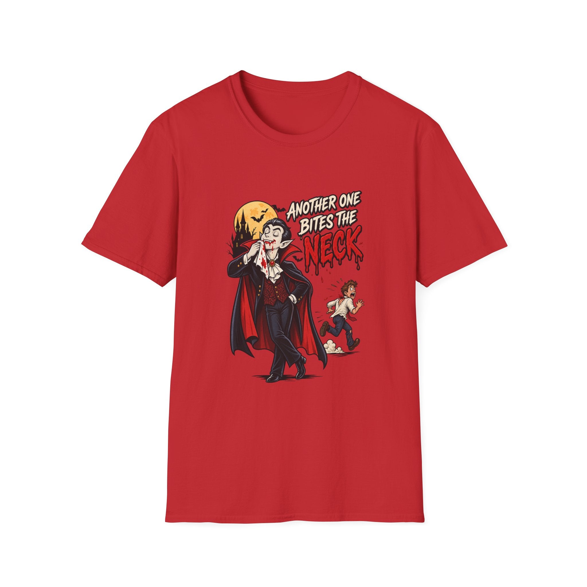 Another One Bites the Neck Dracula T-Shirt | Vampire Halloween Tee