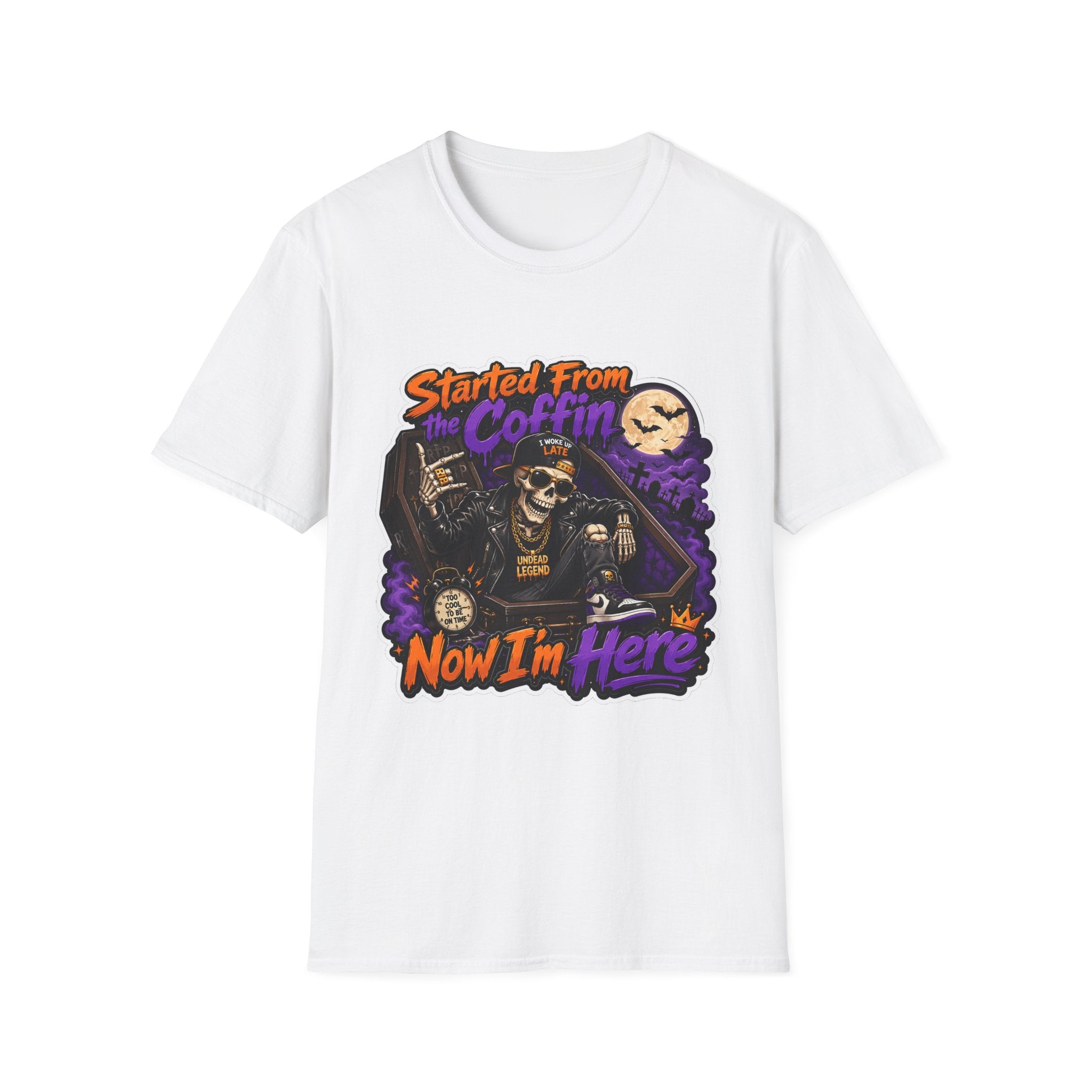 Started From the Coffin Skeleton Driver T-Shirt | Halloween Skull Tee