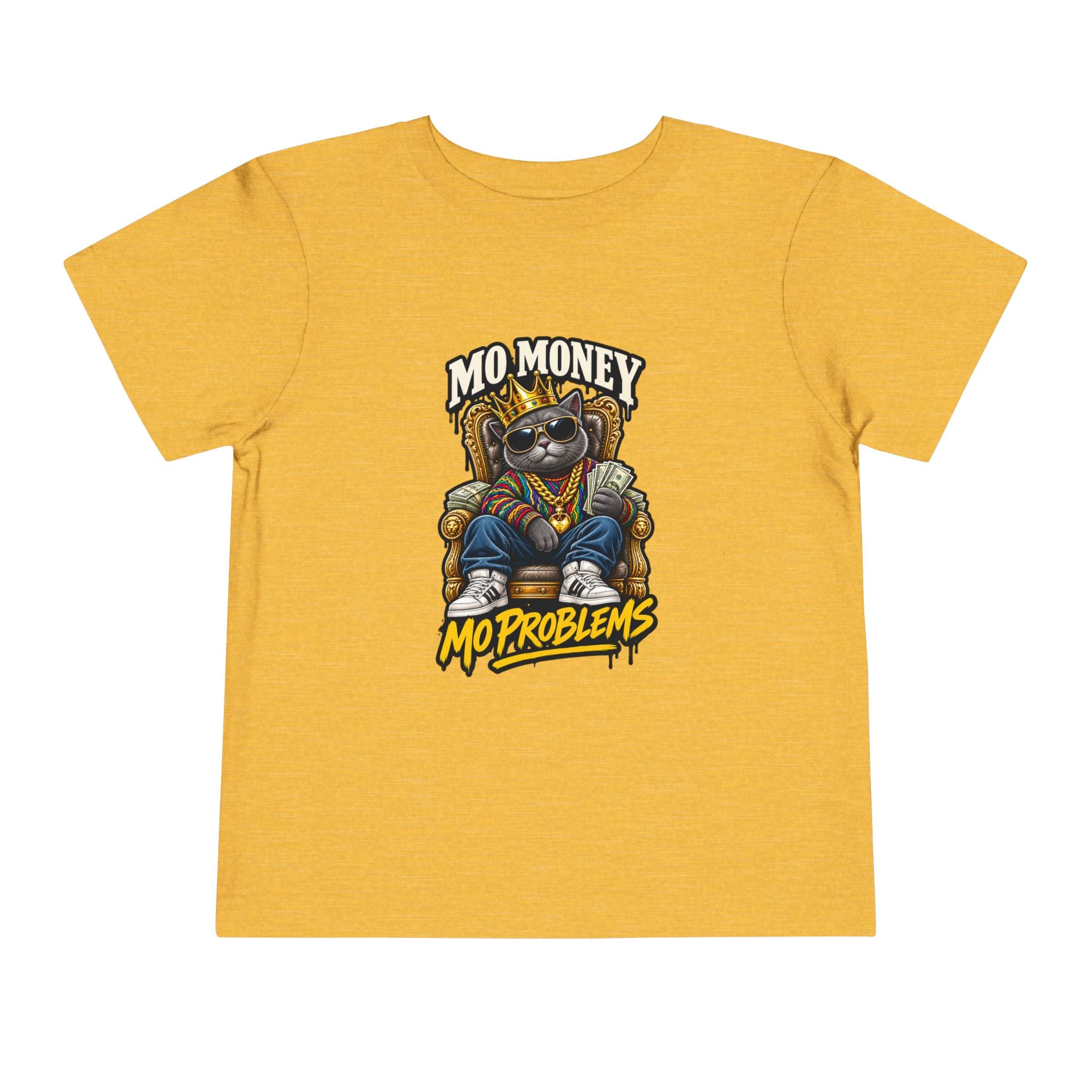 Mo Money Mo Problems Toddler Tee | Raccoon King Graphic