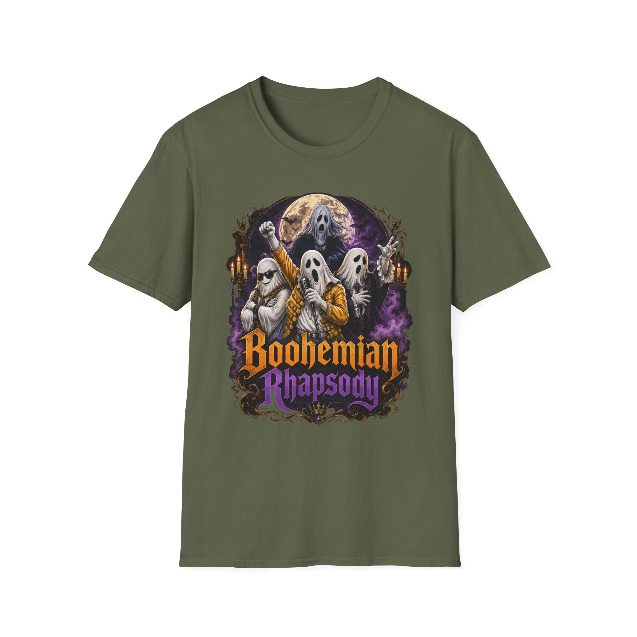 Boohemian Rhapsody Ghost Band T-Shirt | Halloween Rock Music Tee
