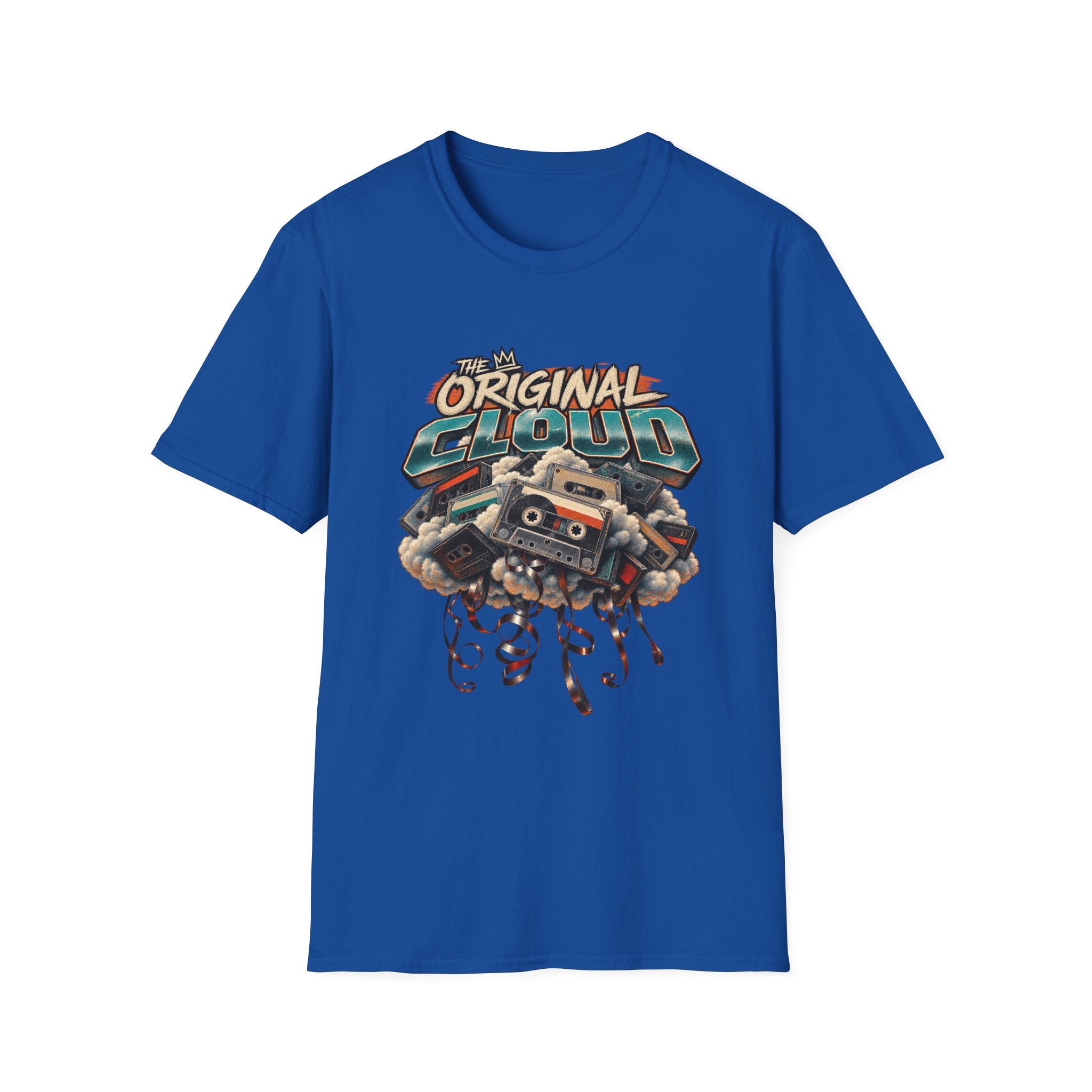 The Original Cloud T-Shirt | Retro Cassette Boom Box Graphic | 1990's 2000's Nostalgia Throwback