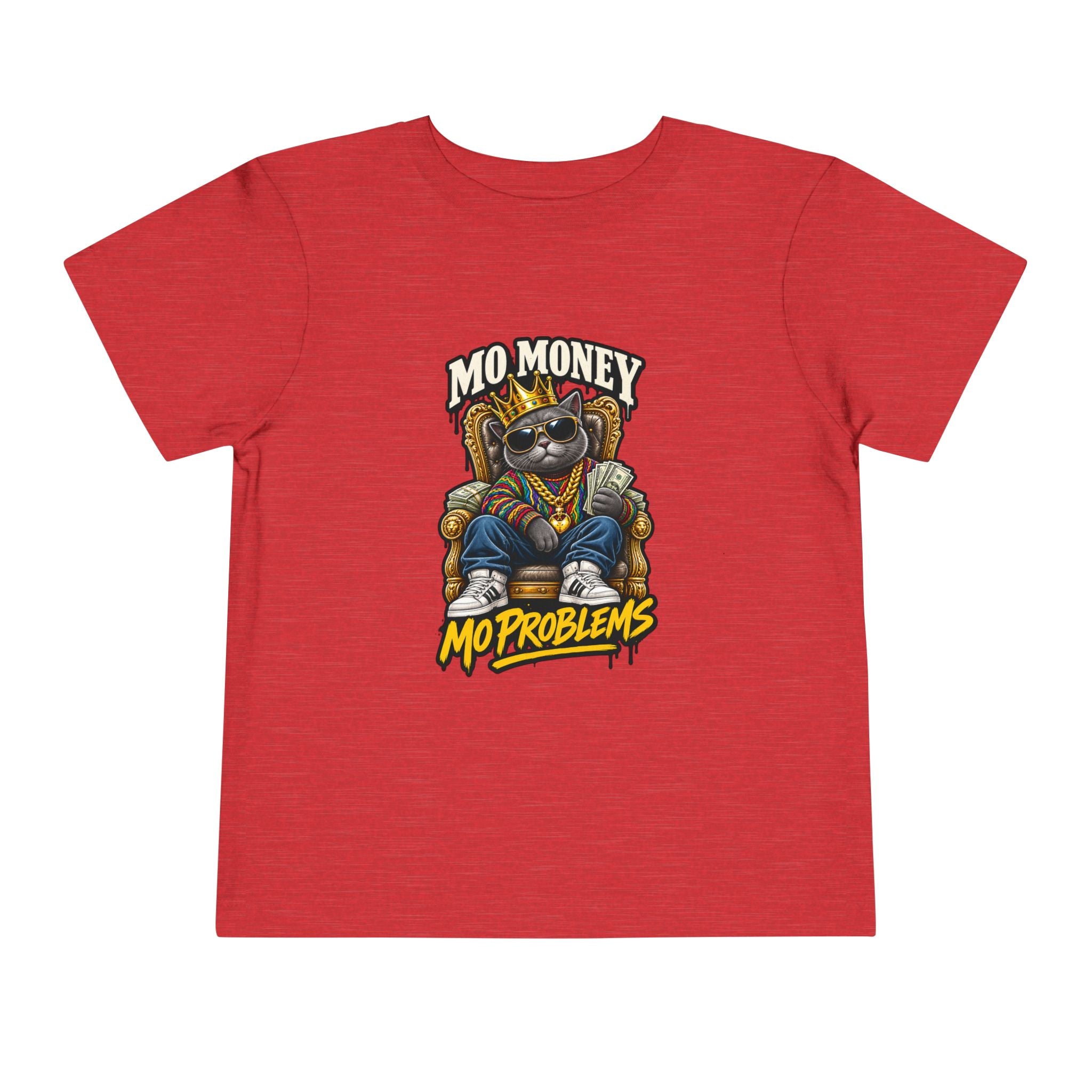 Mo Money Mo Problems Toddler Tee | Raccoon King Graphic
