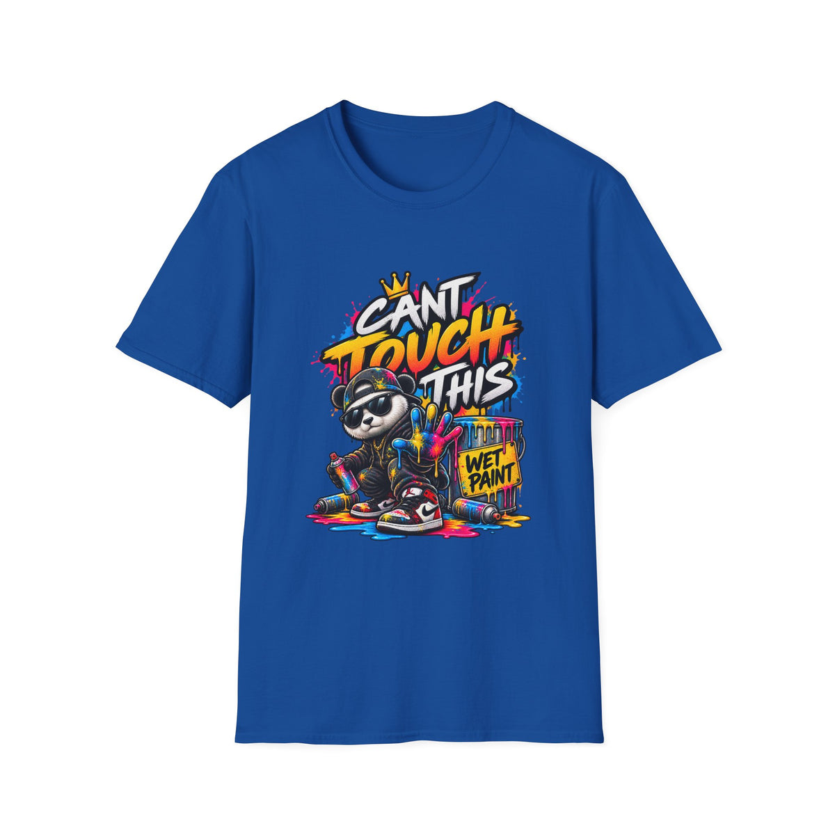 Cant Touch This Panda T-Shirt | Graffiti Streetwear Panda
