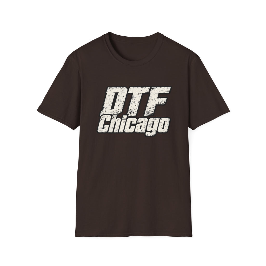 DTF Chicago distressed logo T-Shirt | Vintage city typography