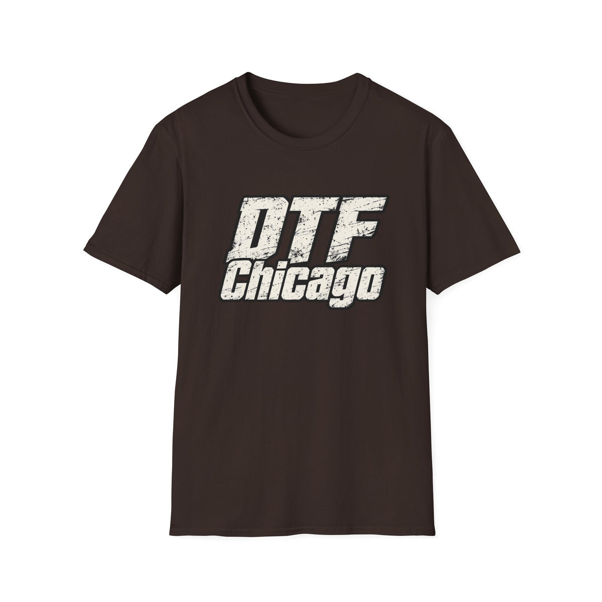 DTF Chicago distressed logo T-Shirt | Vintage city typography