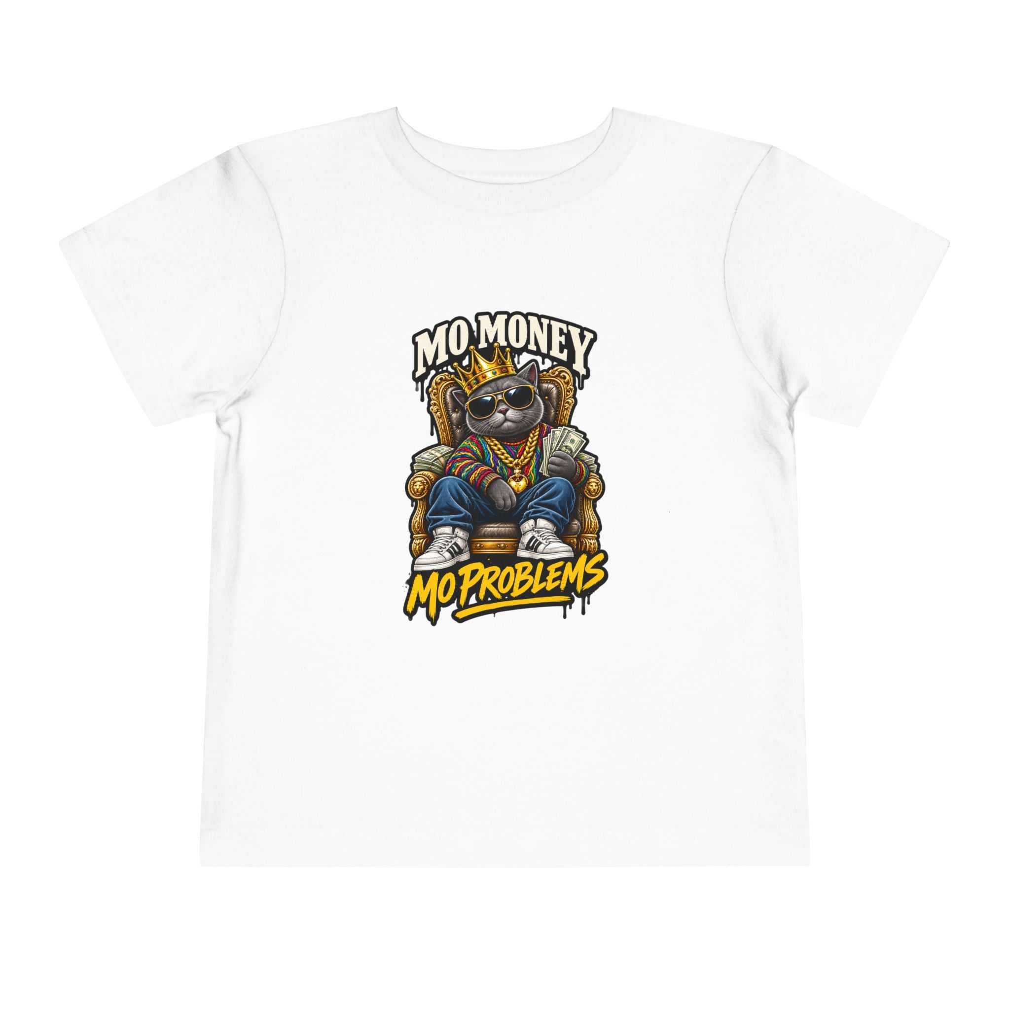 Mo Money Mo Problems Toddler Tee | Raccoon King Graphic