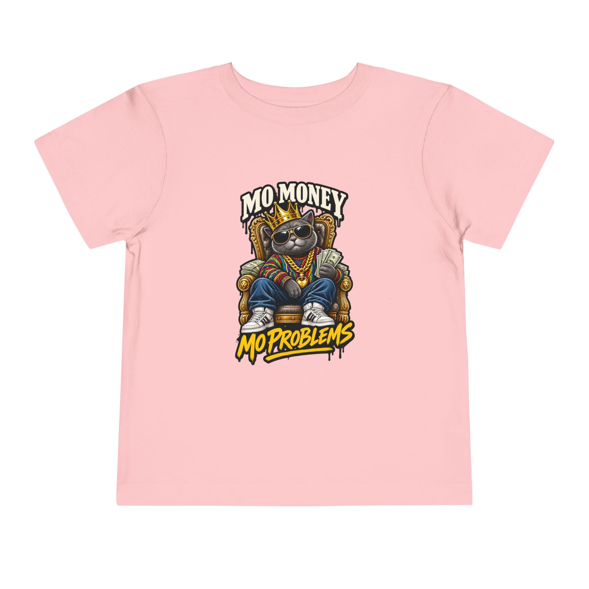 Mo Money Mo Problems Toddler Tee | Raccoon King Graphic