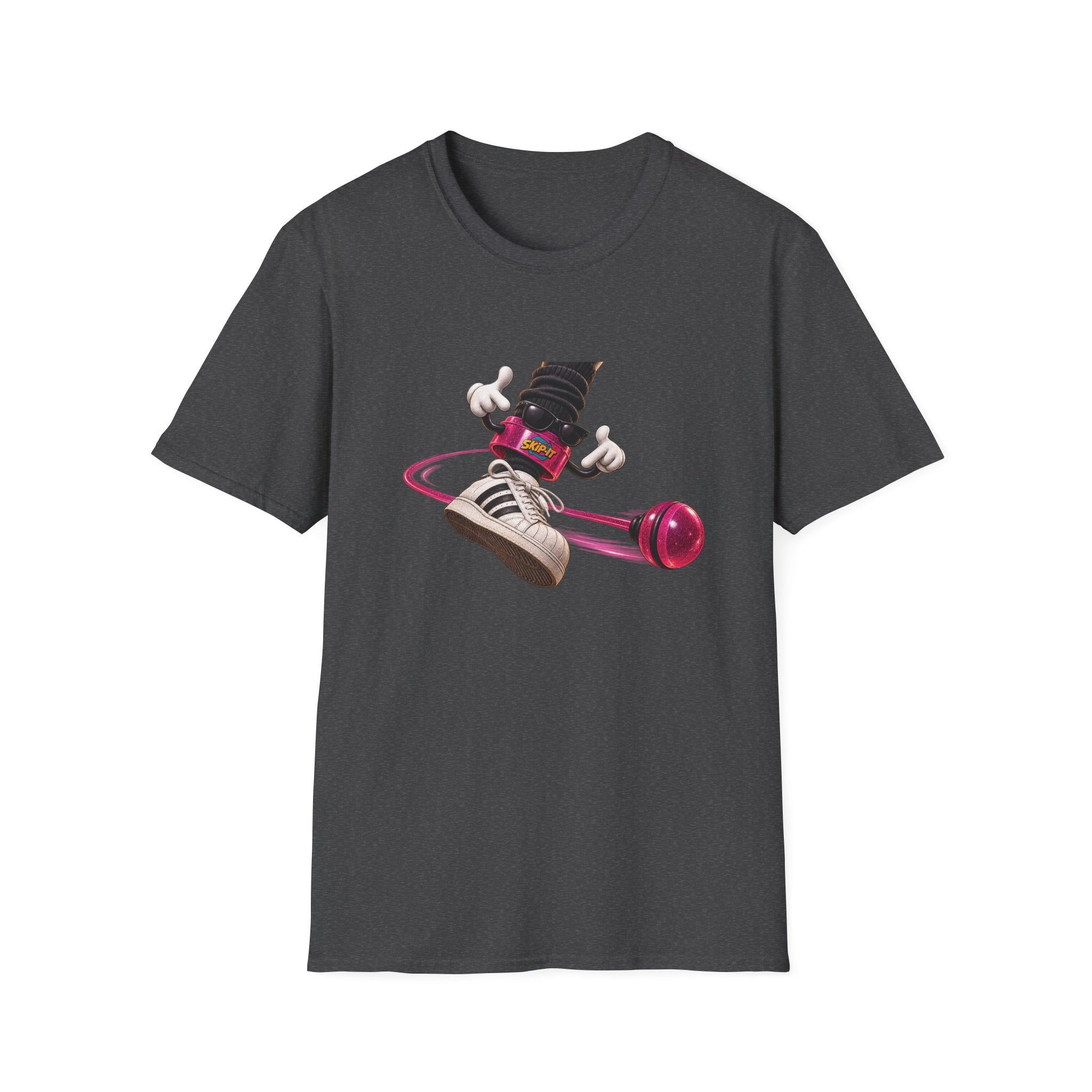 Yo-Yo Skater Character T-Shirt | Retro Toy Illustration, Street Style Hip Hop | 1990's 2000's Nostalgia Throwback