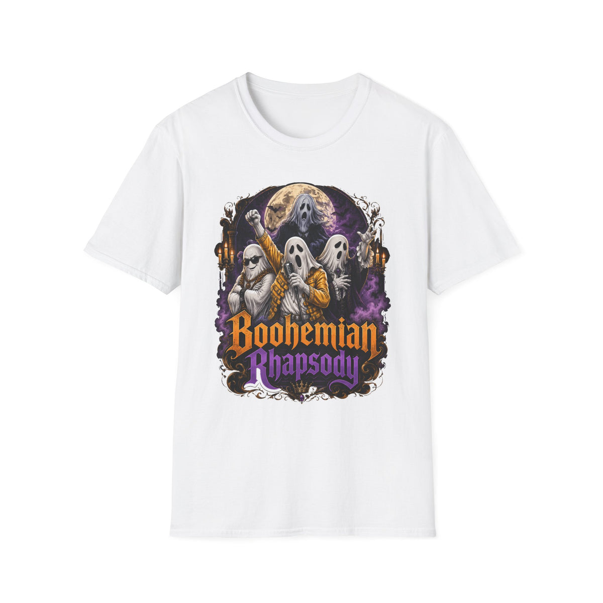 Boohemian Rhapsody Ghost Band T-Shirt | Halloween Rock Music Tee