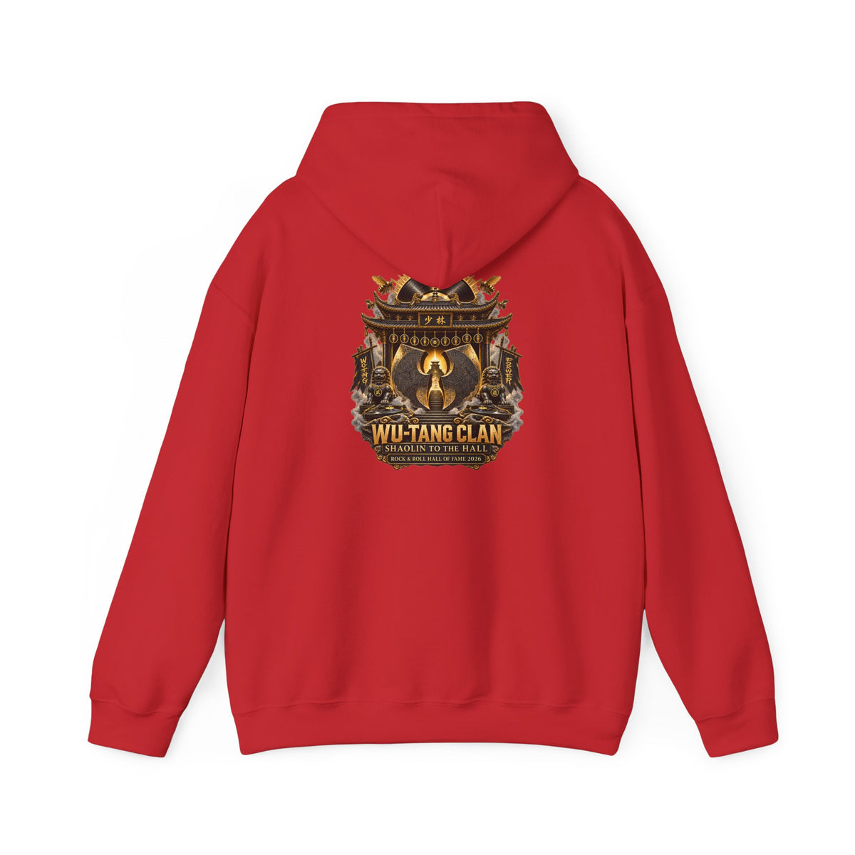 Wu-Tang Clan Logo Hall of Fame Hoodie | Hip Hop Music Graphic Pullover | 90s 00s Hip Hop Nostalgia