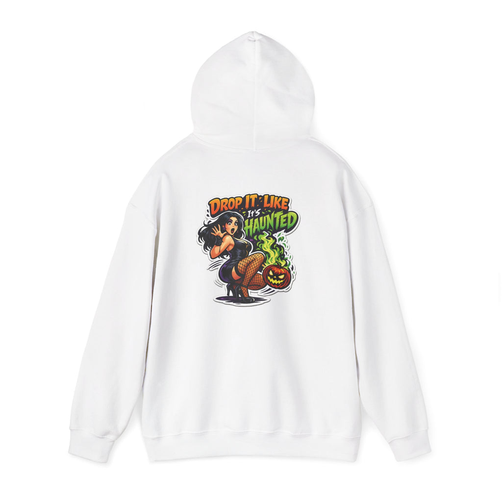 Drop Like Haunted skeleton witch pumpkin Hoodie | Halloween sweatshirt | Drop It Like Its Haunted