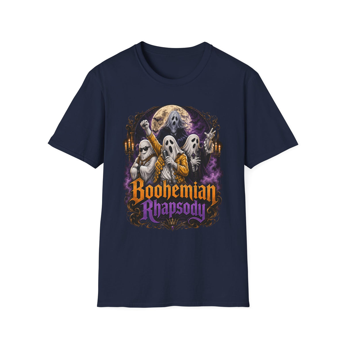 Boohemian Rhapsody Ghost Band T-Shirt | Halloween Rock Music Tee