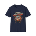 Freshly Burned CD Grill Graphic T-Shirt | Retro Metal Flame Design | 1990's 2000's Nostalgia Throwback