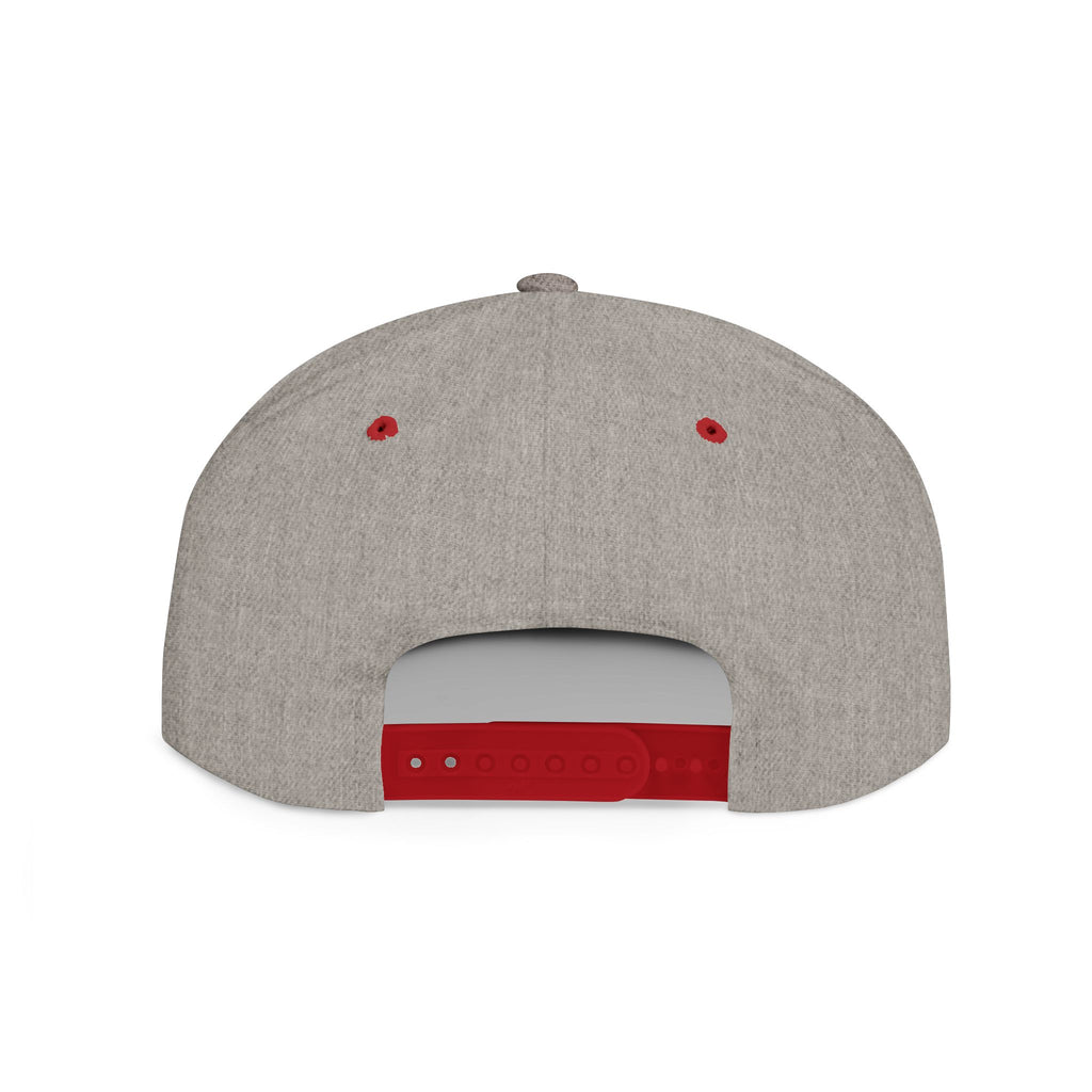 Cowboy Hat flat bill snapback | Western text embroidered cap