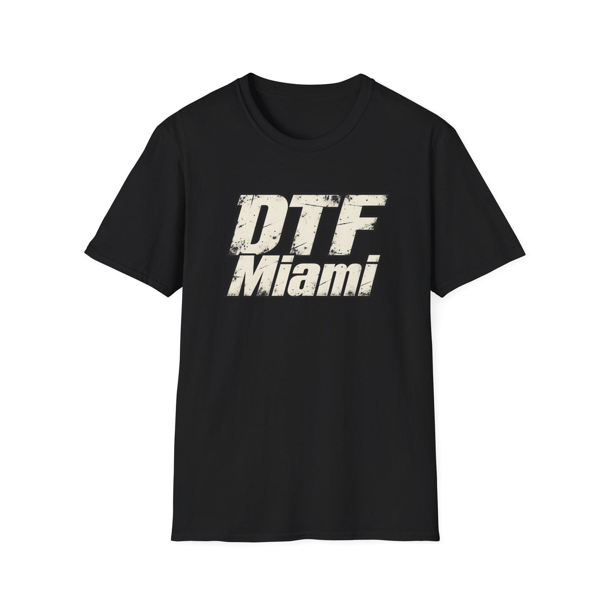 DTF Miami graphic T-Shirt | Vintage distressed logo, city tee
