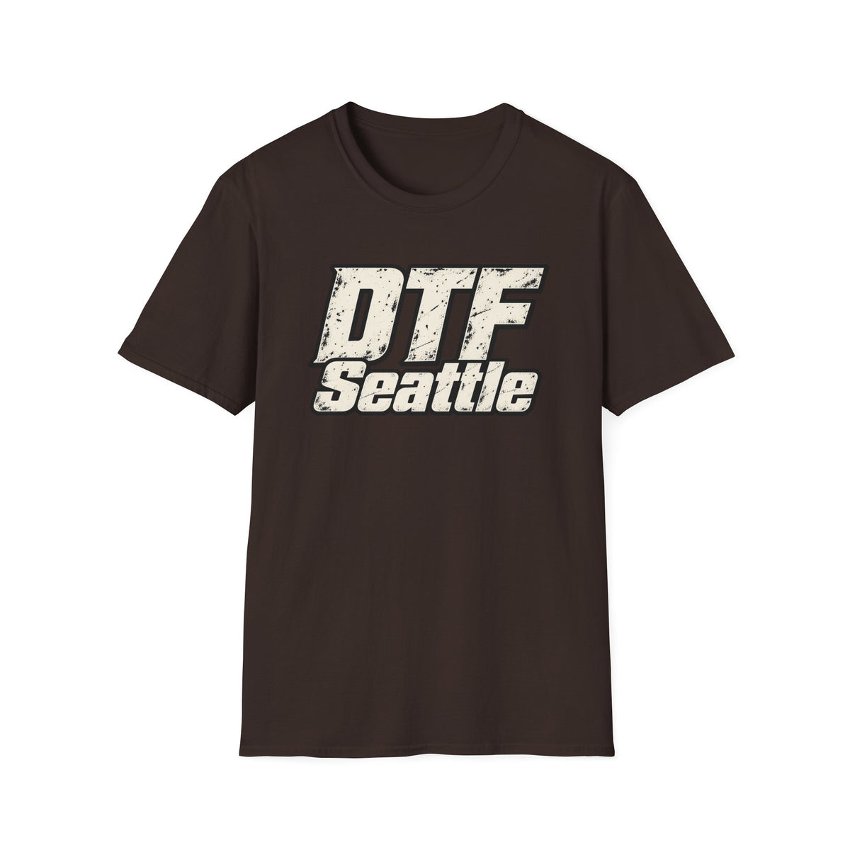 DTF Seattle T-Shirt | Vintage Athletic Logo