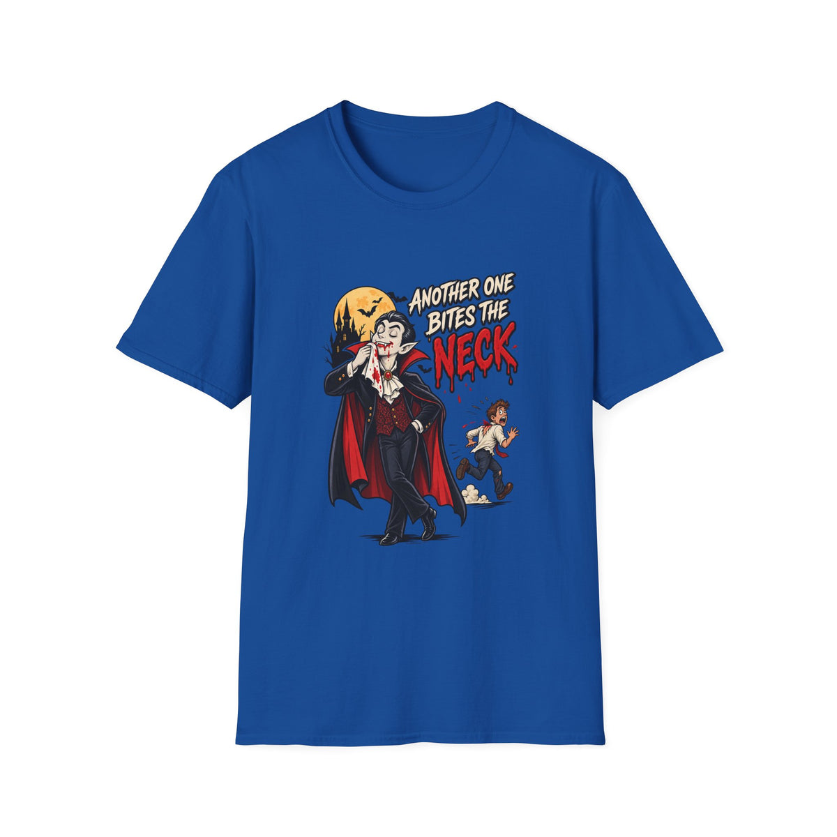 Another One Bites the Neck Dracula T-Shirt | Vampire Halloween Tee