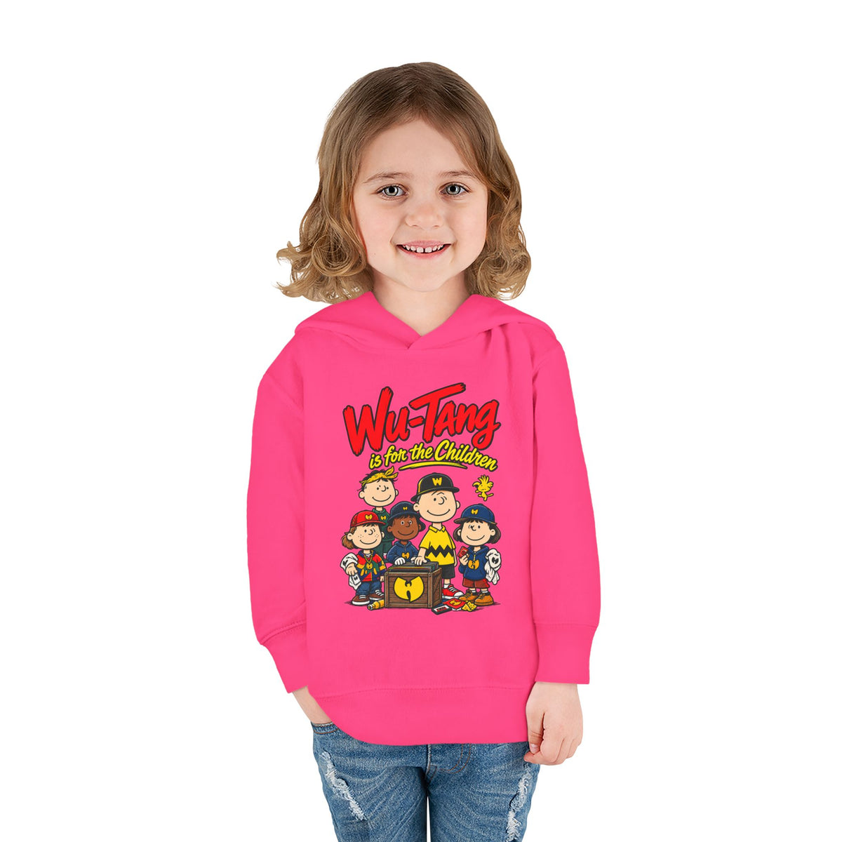 Wu-Tang Is For the Children Hoodie | Toddler Pullover Fleece Hoodie | 90s 00s Hip Hop Nostalgia Pop Culture