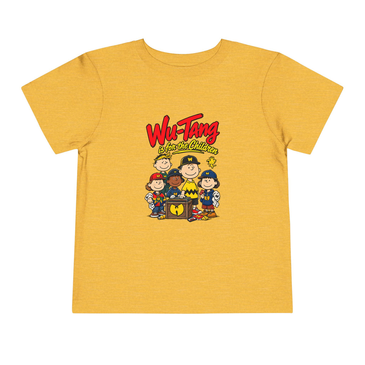 Wu-Tang Peanuts Cartoon Toddler Tee | Hip Hop Parody