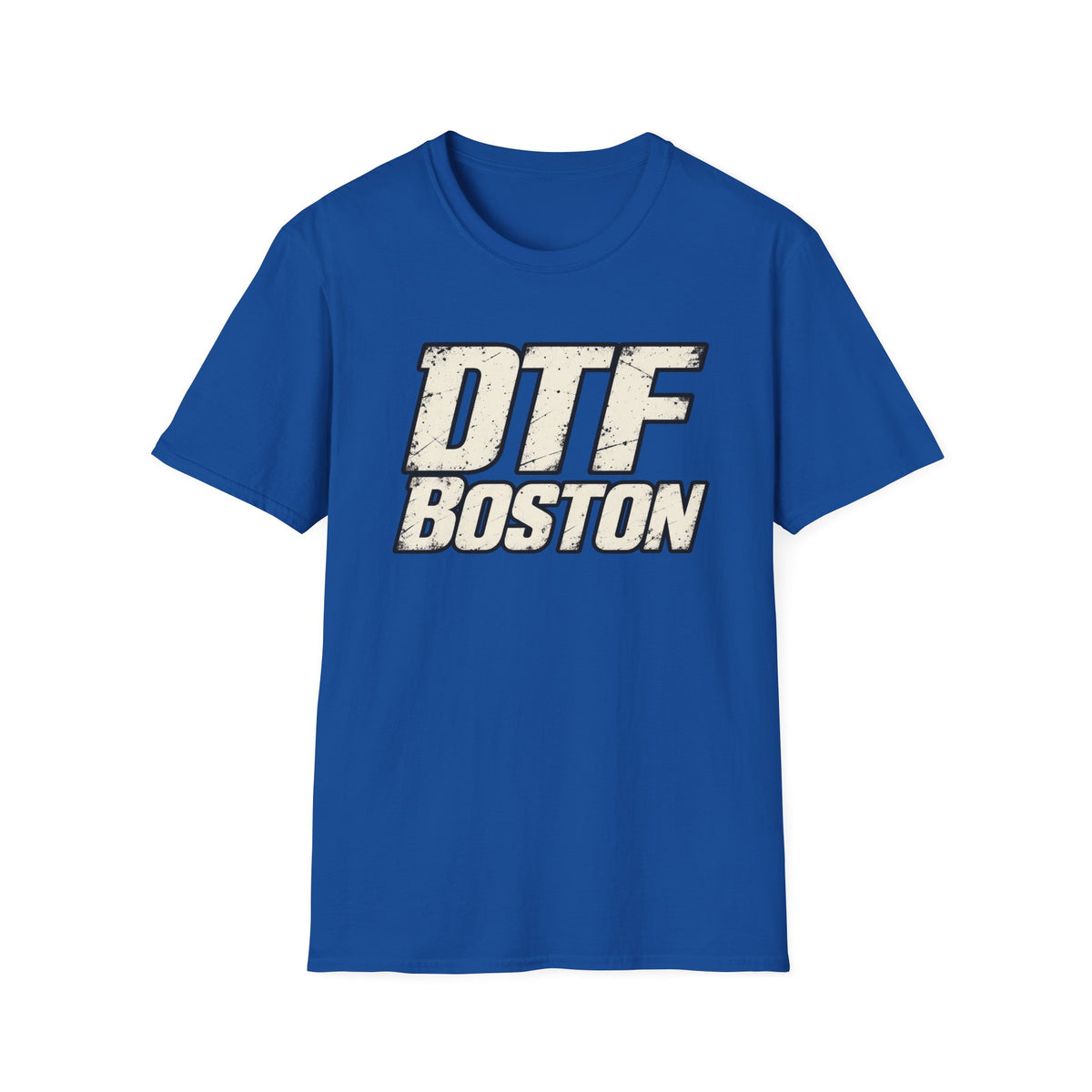 DTF Boston T-Shirt | Retro Distressed Sports Logo