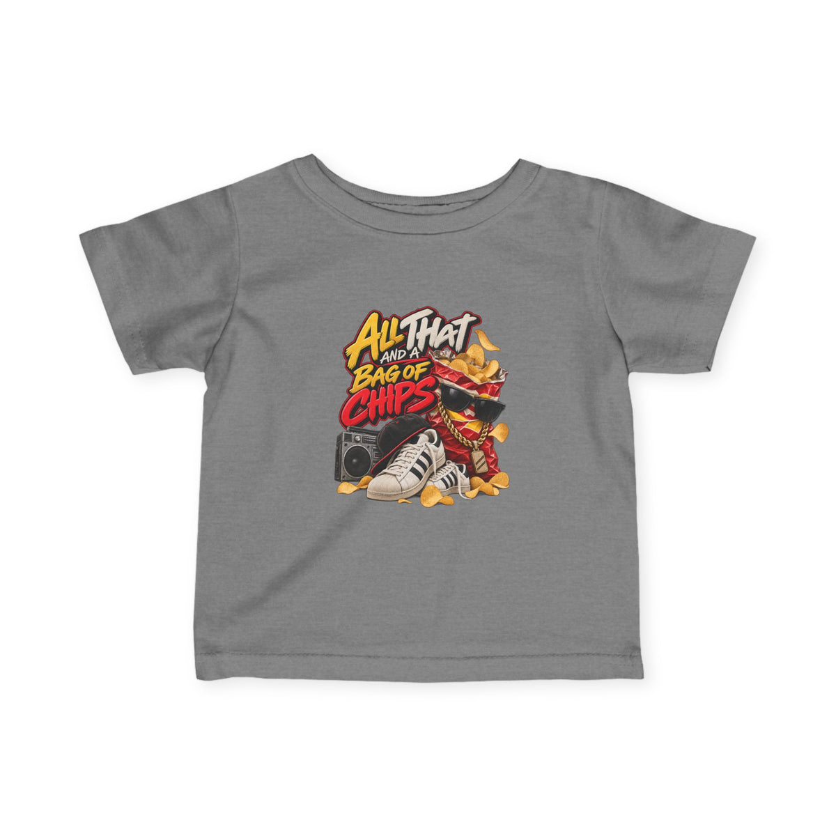 All That Bag of Chips infant tee | snack cartoon graphic
