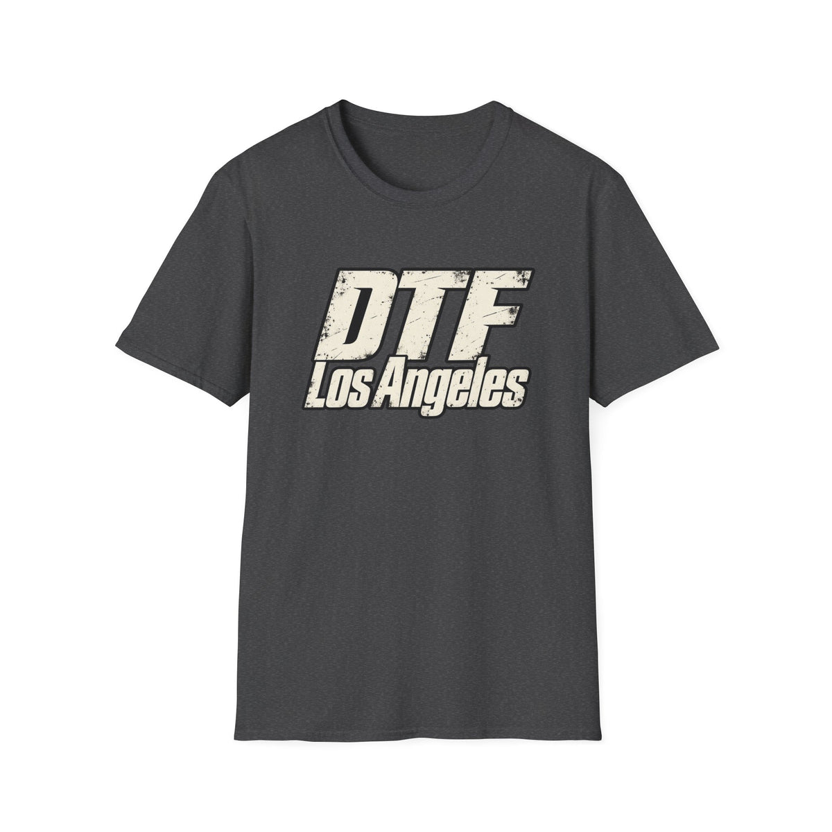 DTF Los Angeles T-Shirt | Retro Block Letter LA Graphic Tee