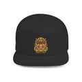 WuTang Forever Rock and Roll Hall of Fame Flat Bill Snapback | Embroidered Crest Cap | 90s 00s Hip Hop Nostalgia Pop Culture