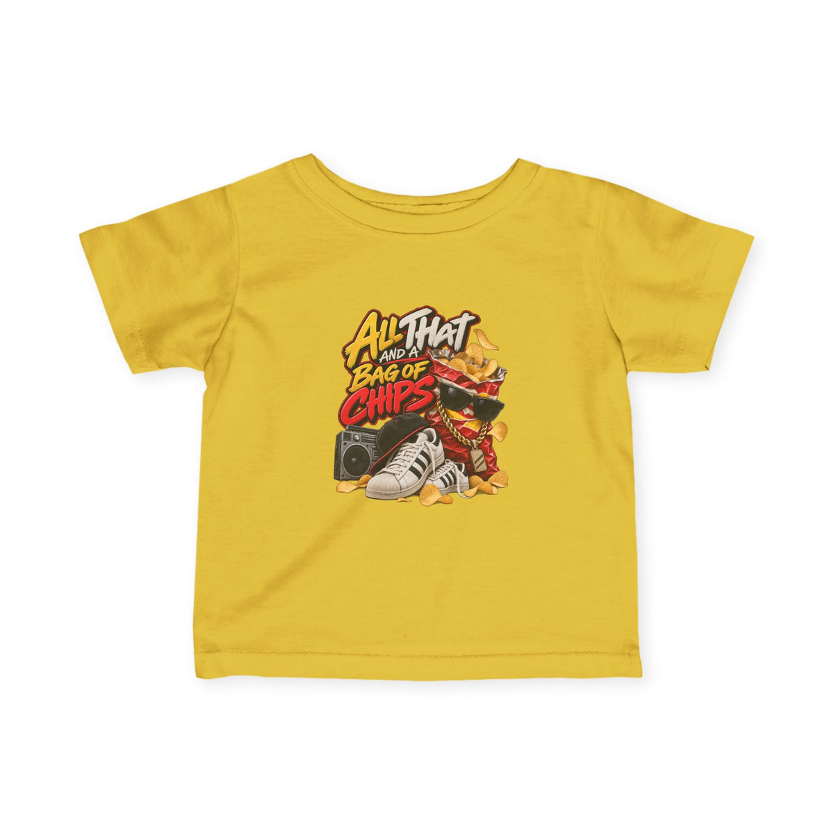 All That Bag of Chips infant tee | snack cartoon graphic