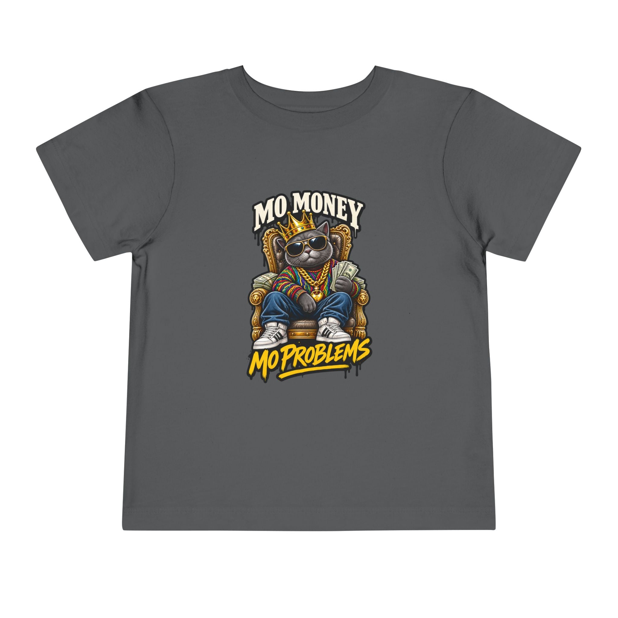 Mo Money Mo Problems Toddler Tee | Raccoon King Graphic