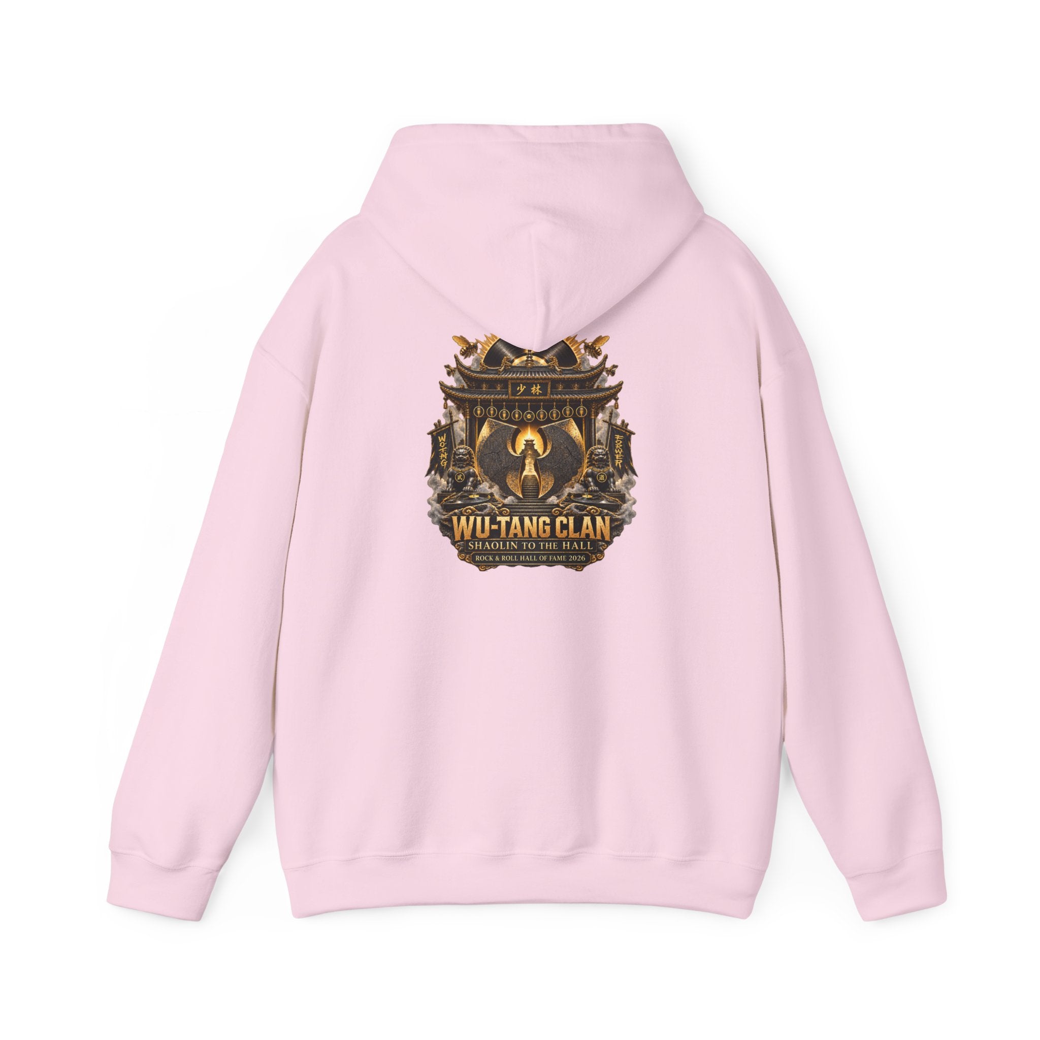 Wu-Tang Clan Logo Hall of Fame Hoodie | Hip Hop Music Graphic Pullover | 90s 00s Hip Hop Nostalgia