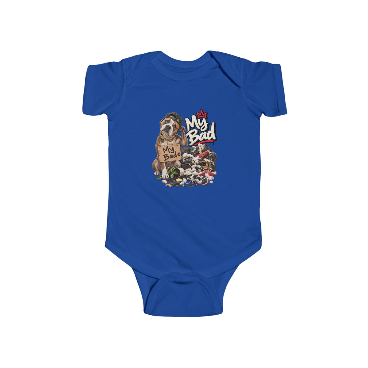 My Bad Bodysuit | Cute Baby Illustration, Baby Onesie | 90's 00's Hip Hop Pop Culture Nostalgia