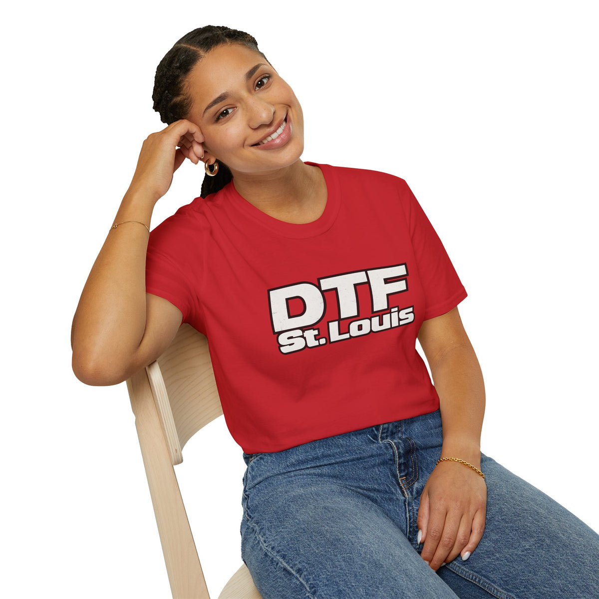 DTF St. Louis T-Shirt Soft Style | City Pride, Bold Logo