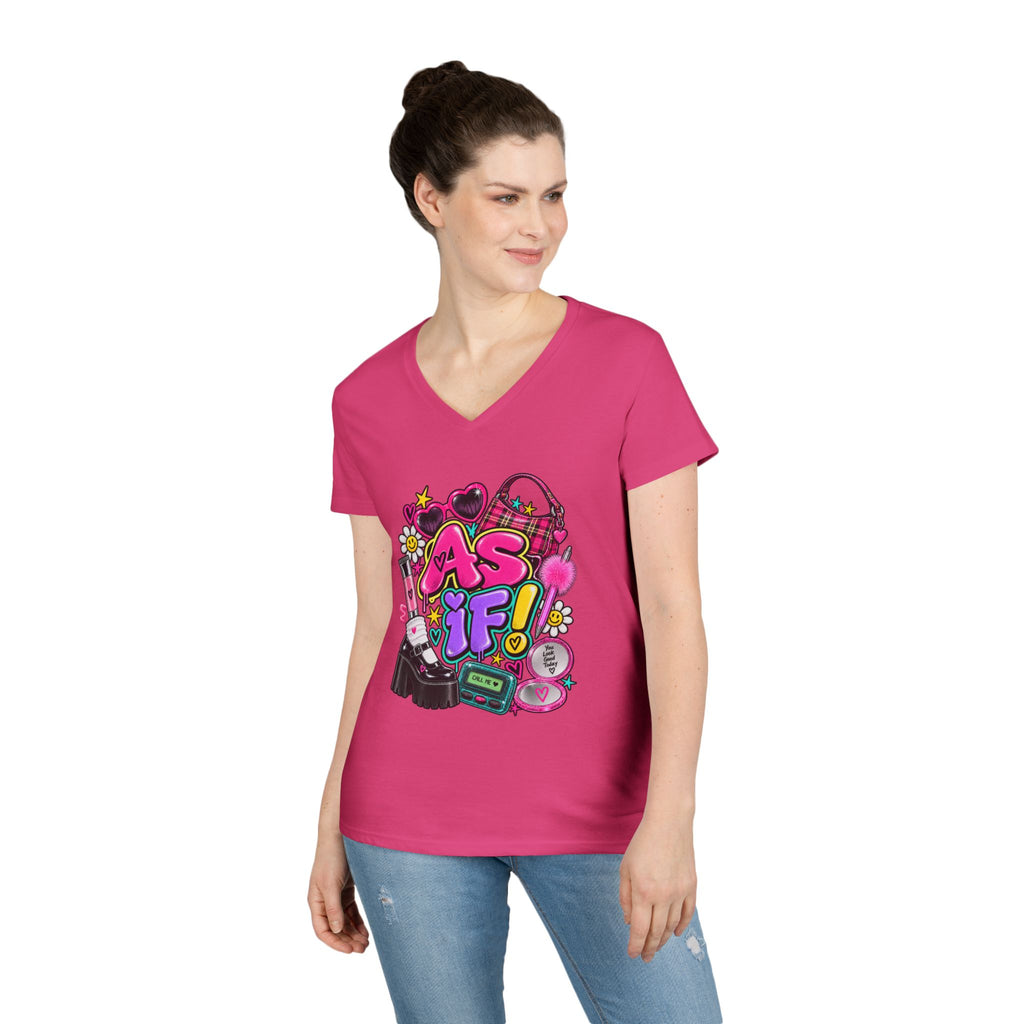 AS IF! 90s Retro Collage T-Shirt | Pop Heart, Cassette, Roller Skates | 90s 00s Hip Hop Pop Culture Nostalgia