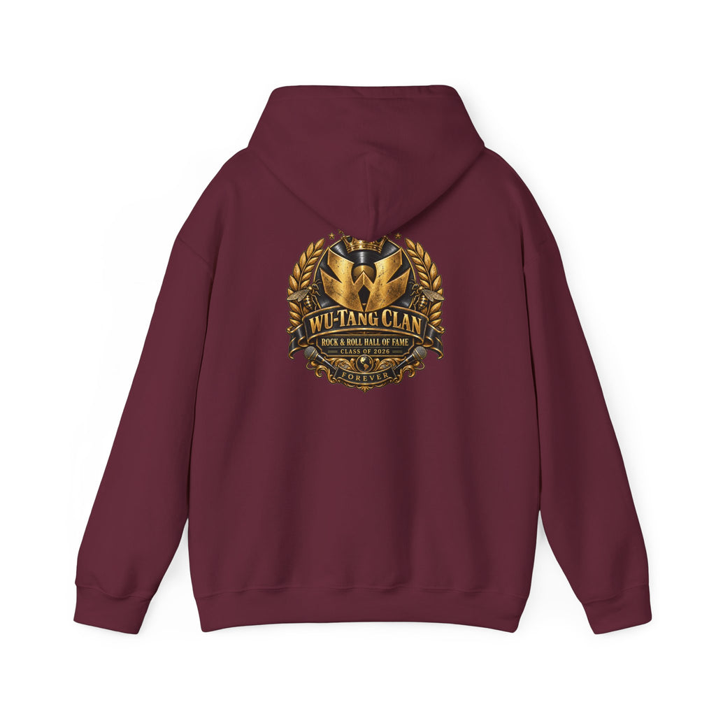 Wu-Tang Forever Rock n Roll Hall of Fame Hoodie (2) | Wu-Tang Clan Logo Pullover | 90s 00s  Hip Hop Nostalgia